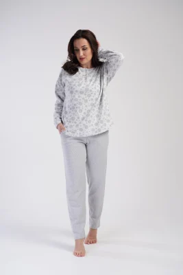 PIŻAMA DAMSKA interlock model: 4020310000 (1XL, 2XL, 3XL, 4XL) - obrazek 3