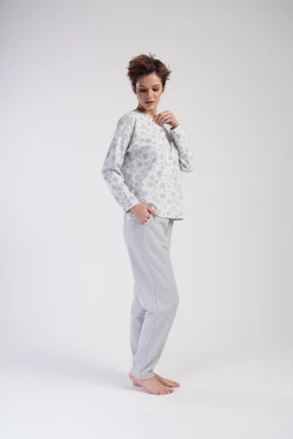 PIŻAMA DAMSKA interlock model: 4020300000 (S, M, L, XL) - obrazek 4