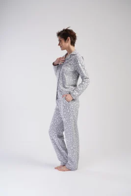 PIŻAMA DAMSKA interlock model: 4020340000 (S, M, L, XL) - obrazek 4
