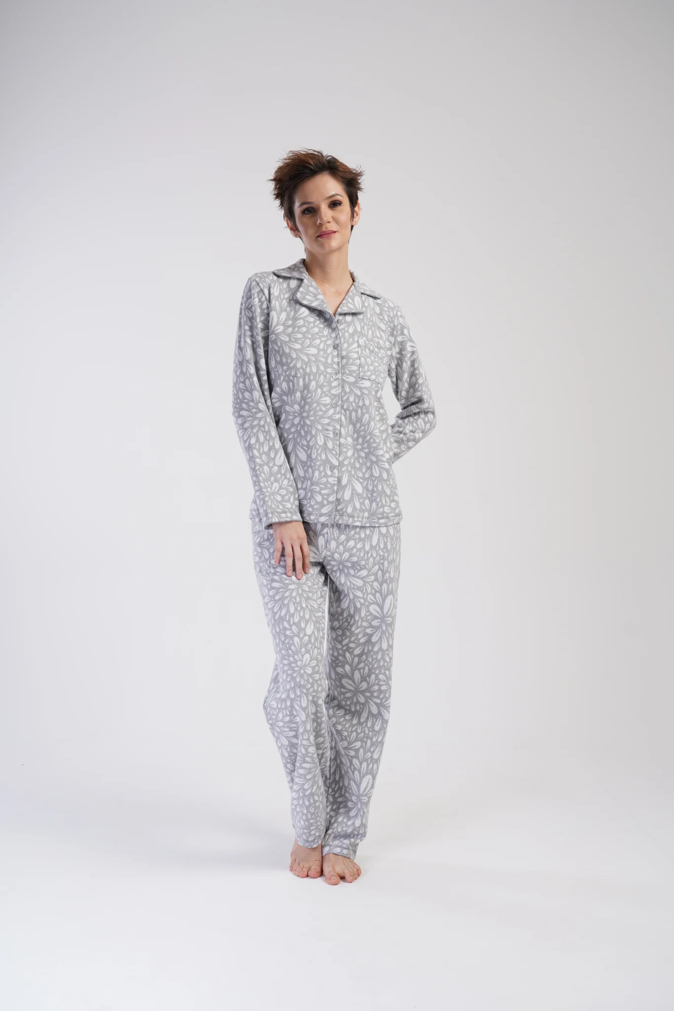 PIŻAMA DAMSKA interlock model: 4020340000 (S, M, L, XL) - obrazek 5