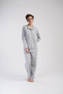 PIŻAMA DAMSKA interlock model: 4020340000 (S, M, L, XL) - obrazek 5