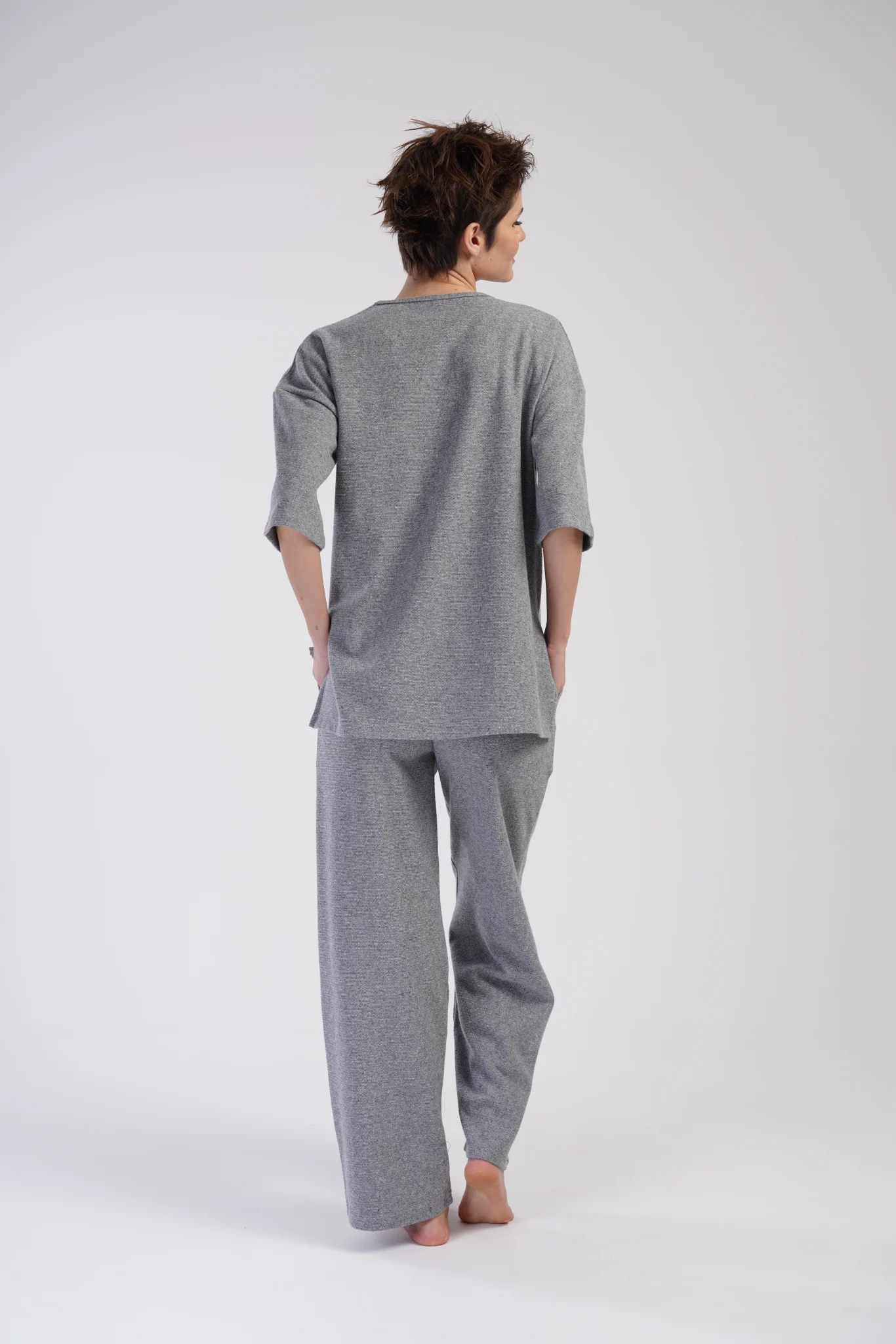 PIŻAMA DAMSKA interlock model: 4020240000 (S, M, L, XL) - obrazek 2