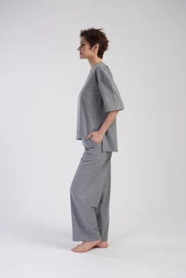 PIŻAMA DAMSKA interlock model: 4020240000 (S, M, L, XL) - obrazek 4