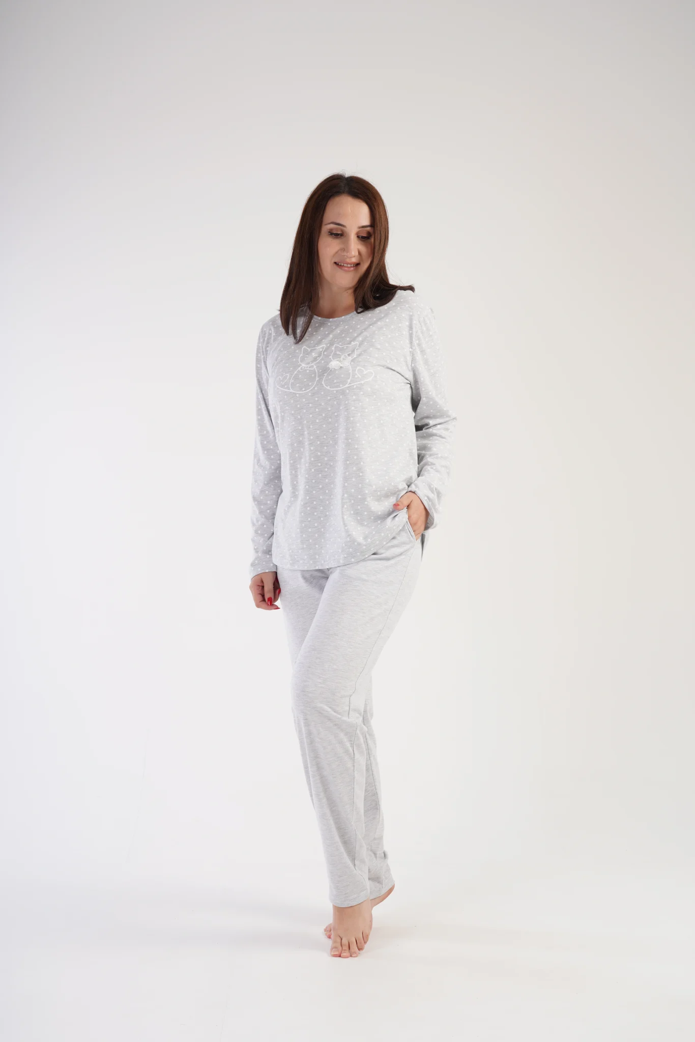 PIŻAMA DAMSKA model: 3031980451 (1XL, 2XL, 3XL, 4XL) - obrazek 4