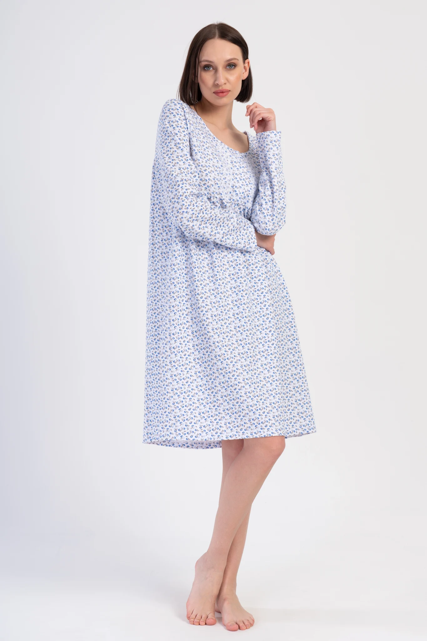 KOSZULA NOCNA DAMSKA bajowa model: 1617110445 (M, L, XL, XXL) - obrazek 4