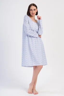 KOSZULA NOCNA DAMSKA bajowa model: 1617110445 (M, L, XL, XXL) - obrazek 4