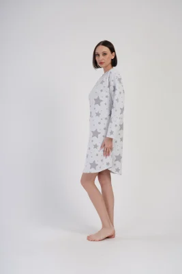 KOSZULA NOCNA DAMSKA interlock model: 4020220000 (M, L, XL, XXL) - obrazek 3