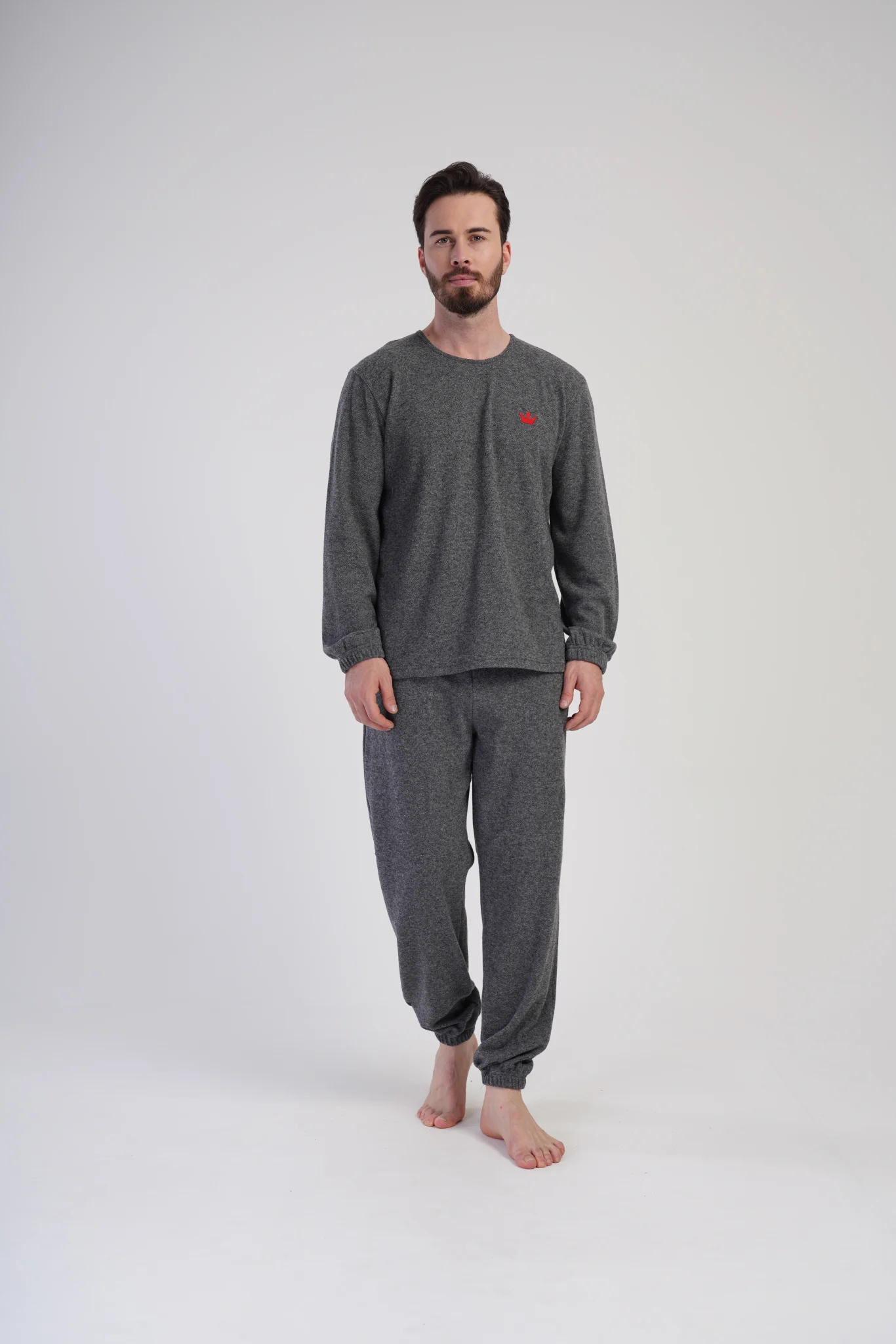 PIŻAMA MĘSKA interlock model: 4020380000 (M, L, XL, XXL) - obrazek 3