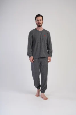 PIŻAMA MĘSKA interlock model: 4020380000 (M, L, XL, XXL) - obrazek 3