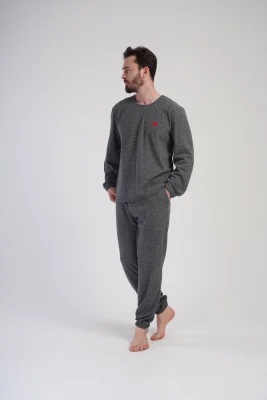 PIŻAMA MĘSKA interlock model: 4020380000 (M, L, XL, XXL) - obrazek 4