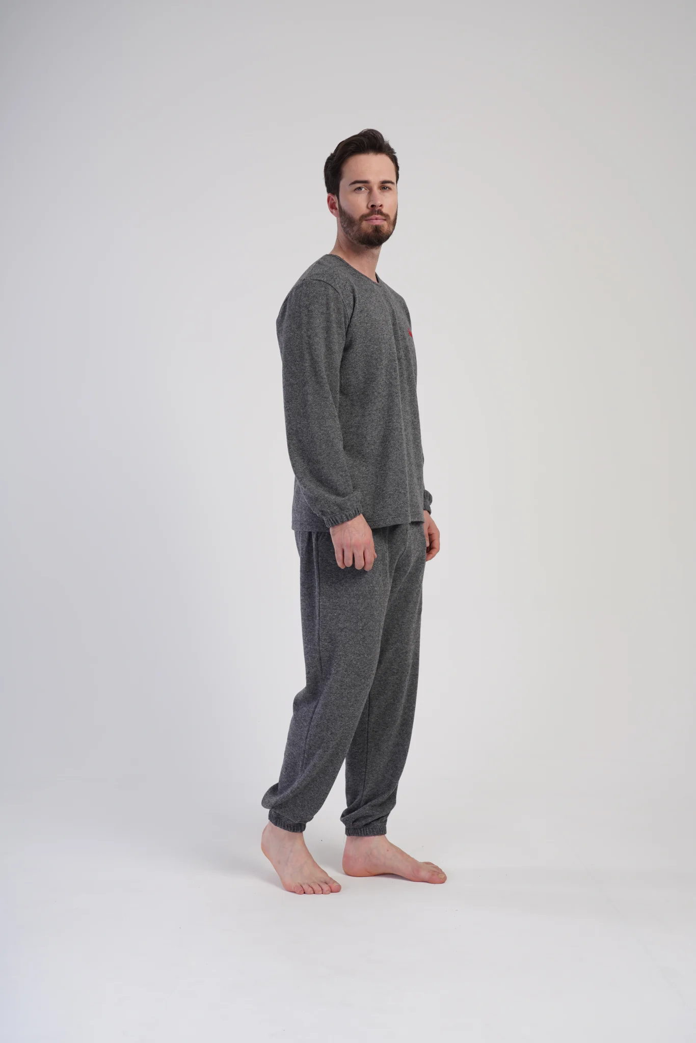 PIŻAMA MĘSKA interlock model: 4020380000 (M, L, XL, XXL) - obrazek 5