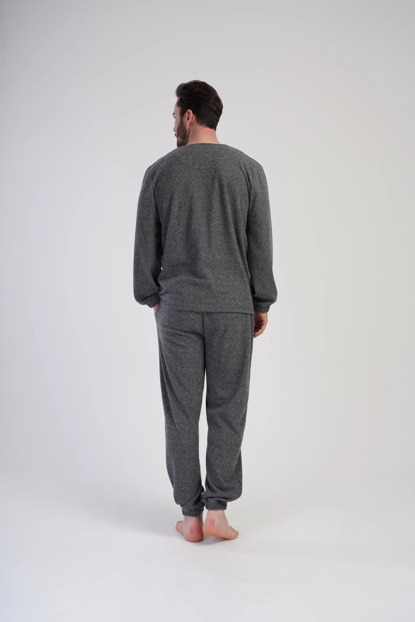 PIŻAMA MĘSKA interlock model: 4020390000 (1XL, 2XL, 3XL, 4XL) - obrazek 2