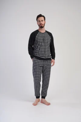 PIŻAMA MĘSKA interlock model: 4020350000 (S, M, L, XL) - obrazek 4