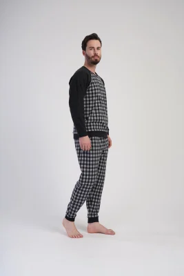 PIŻAMA MĘSKA interlock model: 4020350000 (S, M, L, XL) - obrazek 5