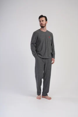 PIŻAMA MĘSKA interlock model: 4020390000 (1XL, 2XL, 3XL, 4XL) - obrazek 4