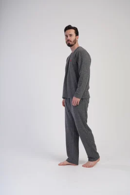 PIŻAMA MĘSKA interlock model: 4020390000 (1XL, 2XL, 3XL, 4XL) - obrazek 5
