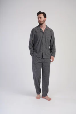 PIŻAMA MĘSKA interlock model: 4020360000 (M, L, XL, XXL) - obrazek 3