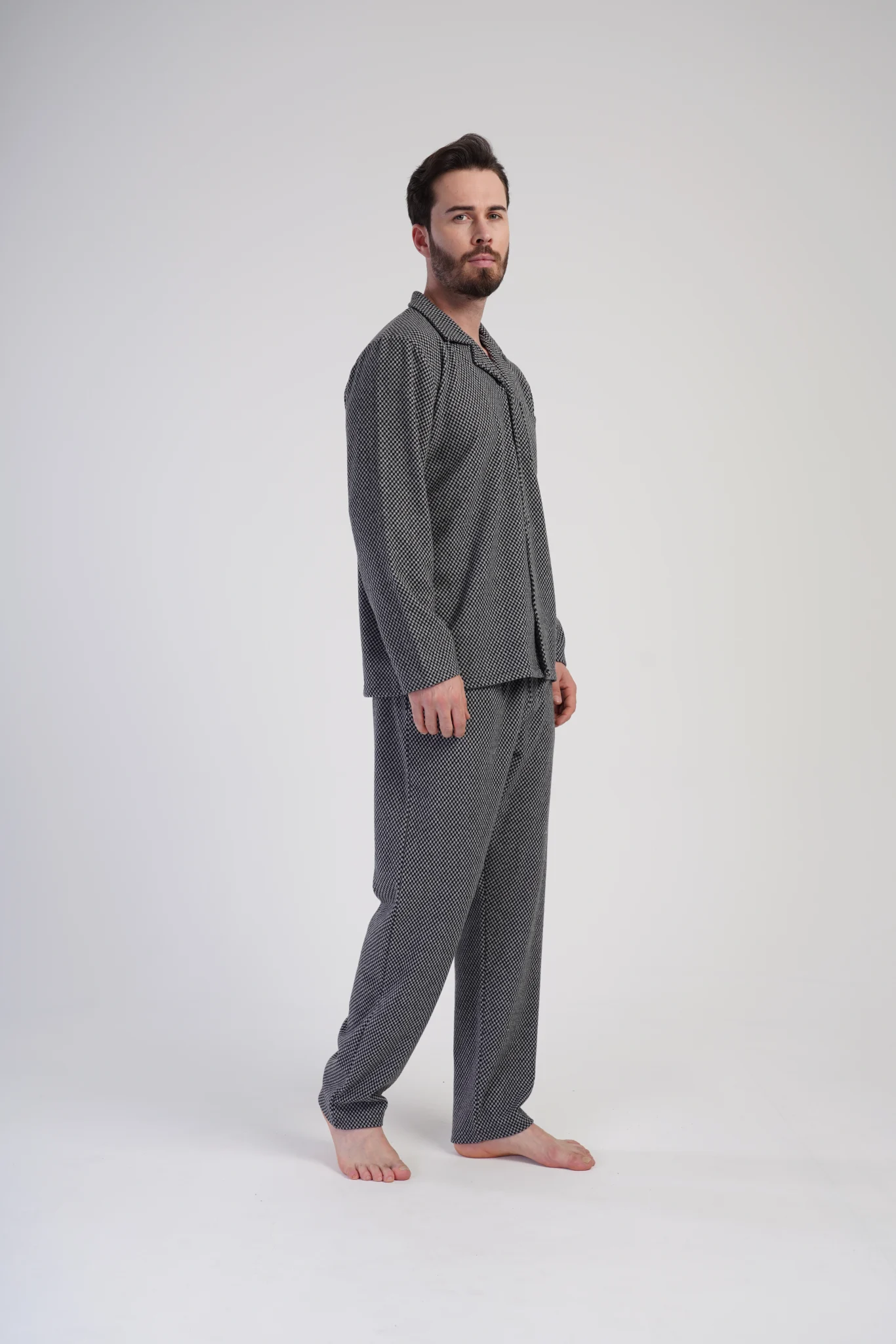 PIŻAMA MĘSKA interlock model: 4020360000 (M, L, XL, XXL) - obrazek 5