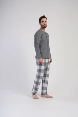 PIŻAMA MĘSKA interlock model: 4020370000 (M, L, XL, XXL) - obrazek 4