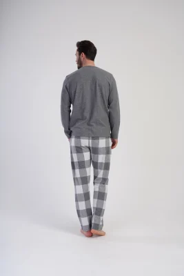 PIŻAMA MĘSKA interlock model: 4020370000 (M, L, XL, XXL) - obrazek 2