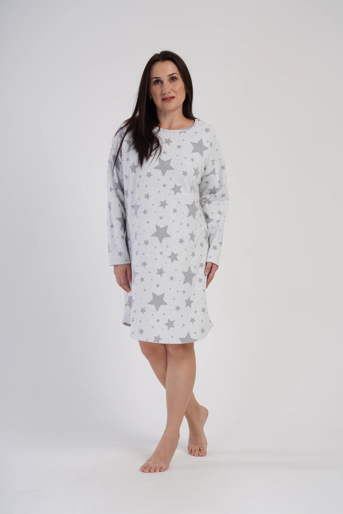 KOSZULA NOCNA DAMSKA interlock model: 4020230000 (1XL, 2XL, 3XL, 4XL) - obrazek 3