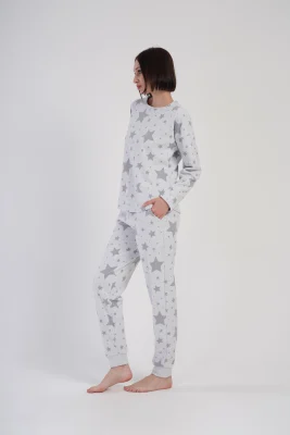 PIŻAMA DAMSKA interlock model: 4020320000 (S, M, L, XL) - obrazek 3