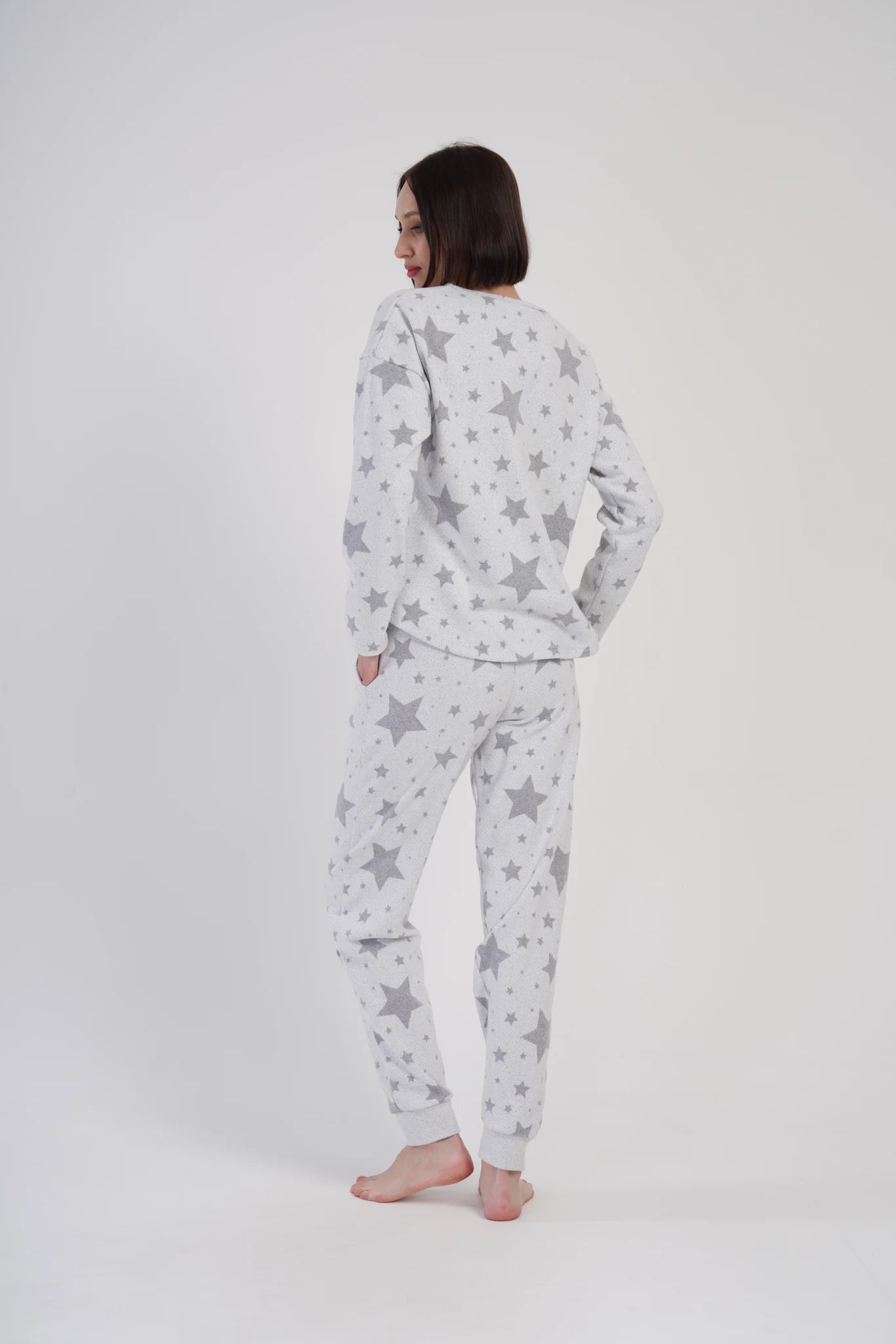 PIŻAMA DAMSKA interlock model: 4020320000 (S, M, L, XL) - obrazek 2