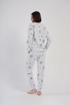 PIŻAMA DAMSKA interlock model: 4020320000 (S, M, L, XL) - obrazek 2