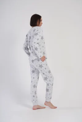 PIŻAMA DAMSKA interlock model: 4020320000 (S, M, L, XL) - obrazek 4