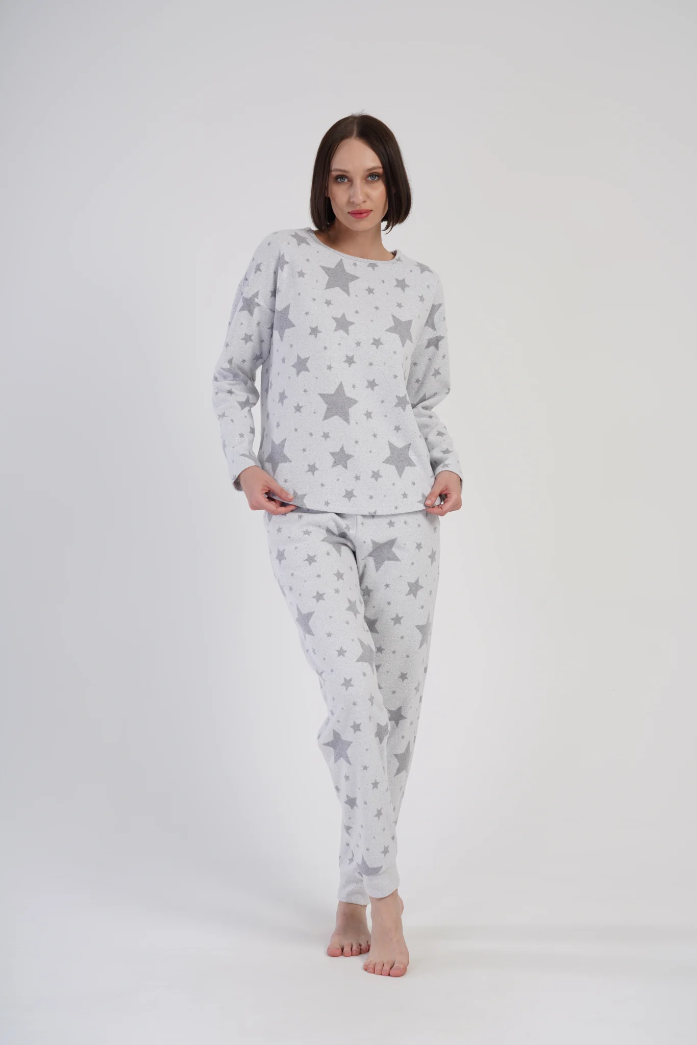 PIŻAMA DAMSKA interlock model: 4020320000 (S, M, L, XL) - obrazek 5