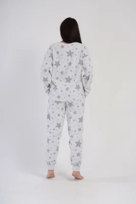 PIŻAMA DAMSKA interlock model: 4020330000 (1XL, 2XL, 3XL, 4XL) - obrazek 2