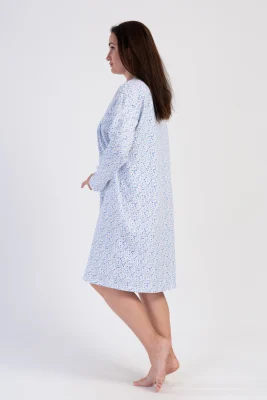 KOSZULA NOCNA DAMSKA ocieplana model: 1617033018 (1XL, 2XL, 3XL, 4XL) - obrazek 3