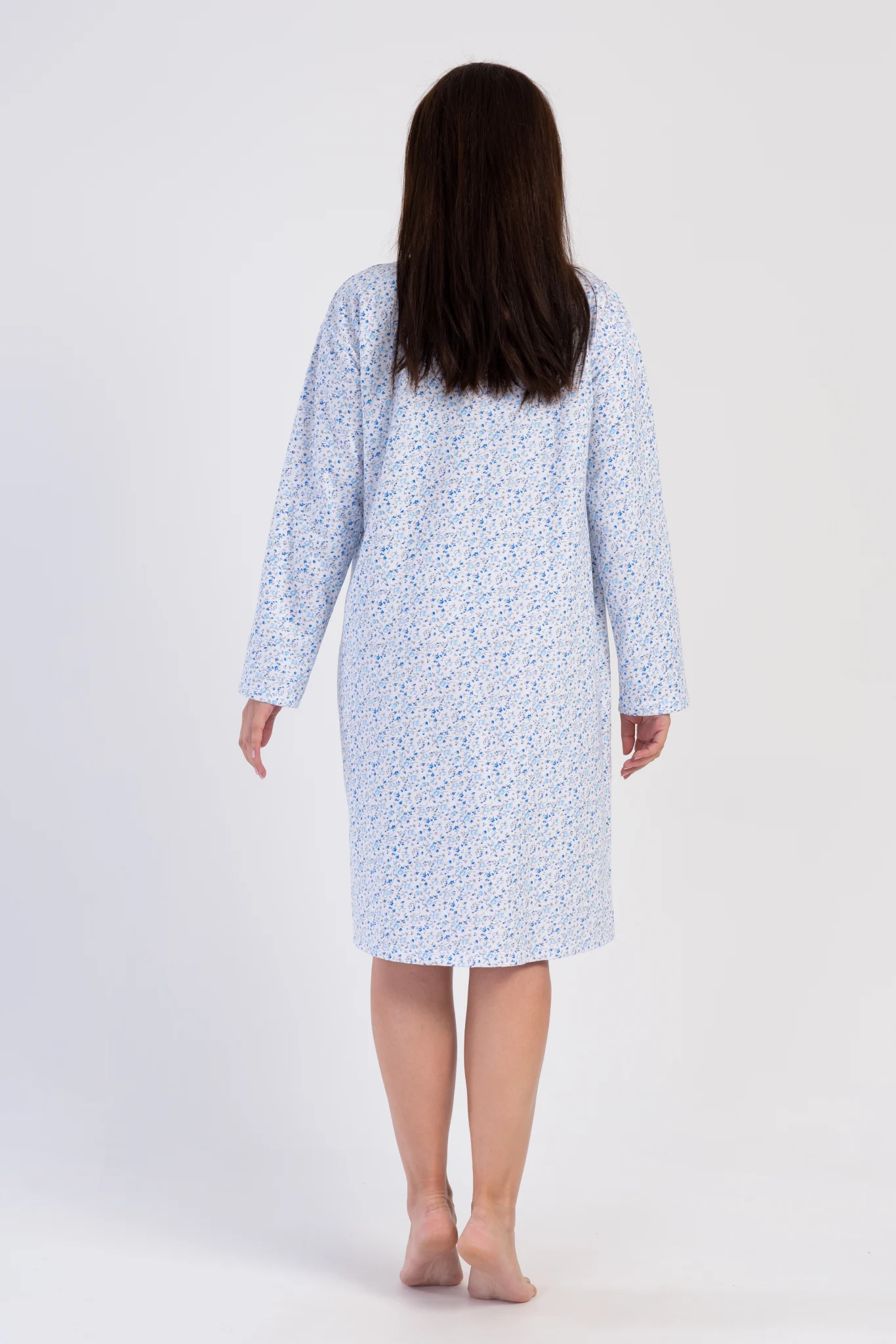 KOSZULA NOCNA DAMSKA ocieplana model: 1617033018 (1XL, 2XL, 3XL, 4XL) - obrazek 2