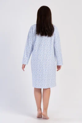 KOSZULA NOCNA DAMSKA ocieplana model: 1617033018 (1XL, 2XL, 3XL, 4XL) - obrazek 2