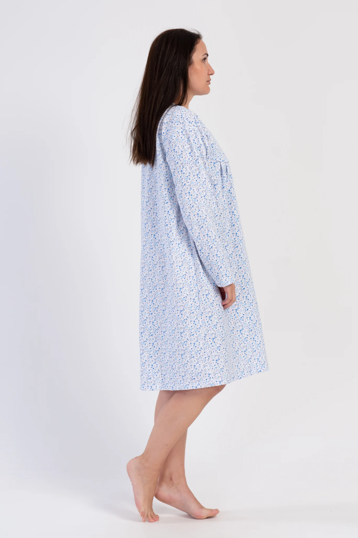 KOSZULA NOCNA DAMSKA ocieplana model: 1617033018 (1XL, 2XL, 3XL, 4XL) - obrazek 4