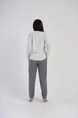 PIŻAMA DAMSKA interlock model: 4020280000 (1XL, 2XL, 3XL, 4XL) - obrazek 2