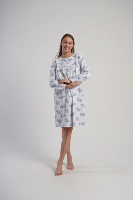 KOSZULA NOCNA DAMSKA ocieplana model: 1617043016 (1XL, 2XL, 3XL, 4XL) - obrazek 5