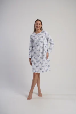 KOSZULA NOCNA DAMSKA ocieplana model: 1617043016 (1XL, 2XL, 3XL, 4XL) - obrazek 4