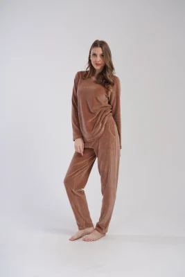 PIŻAMA DAMSKA welurowa model: 4030930000 (S, M, L, XL) - obrazek 4