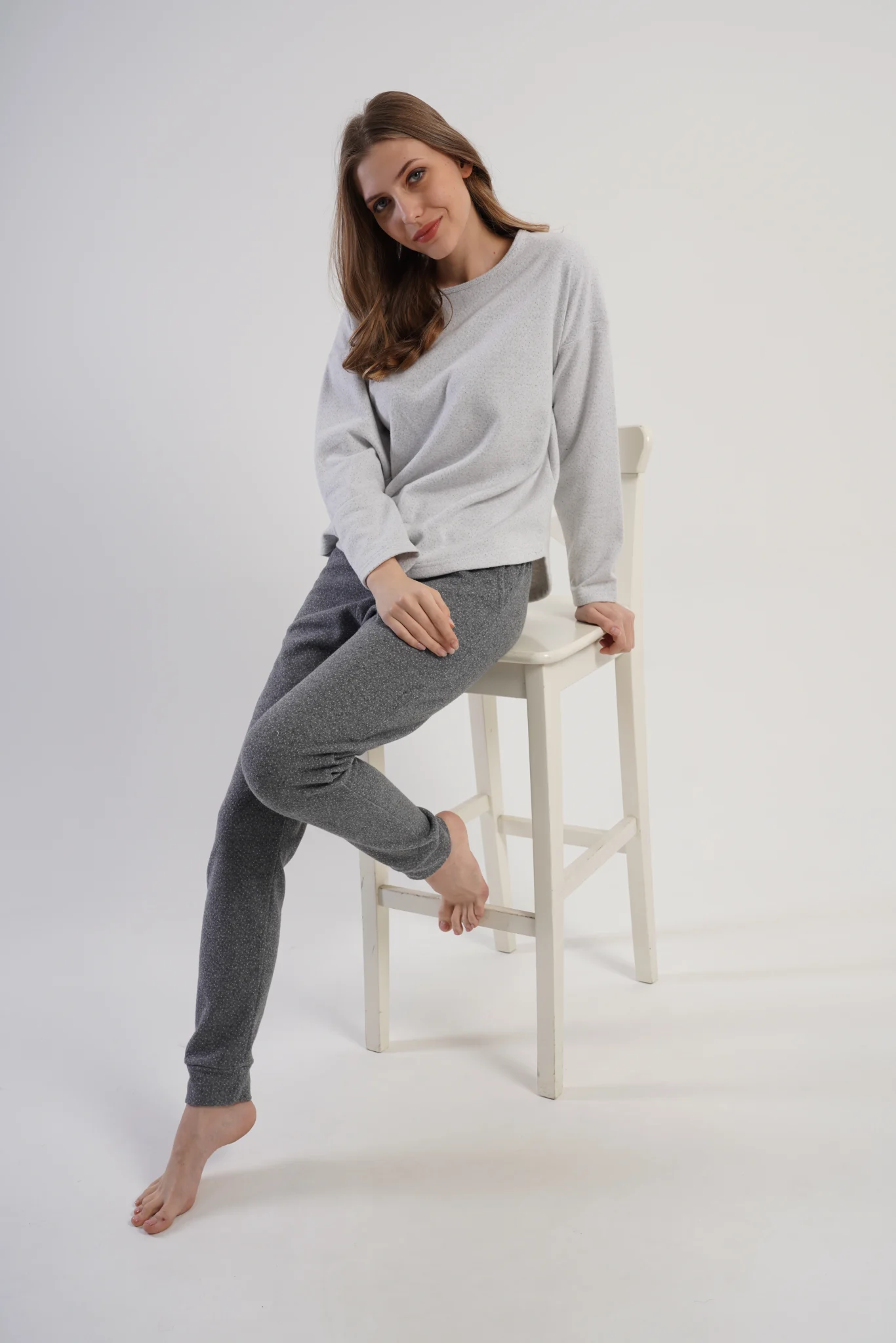 PIŻAMA DAMSKA interlock model: 4020270000 (S, M, L, XL) - obrazek 5