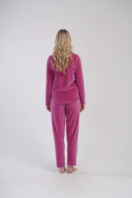 PIŻAMA DAMSKA welurowa model: 4030810000 (S, M, L, XL) - obrazek 2