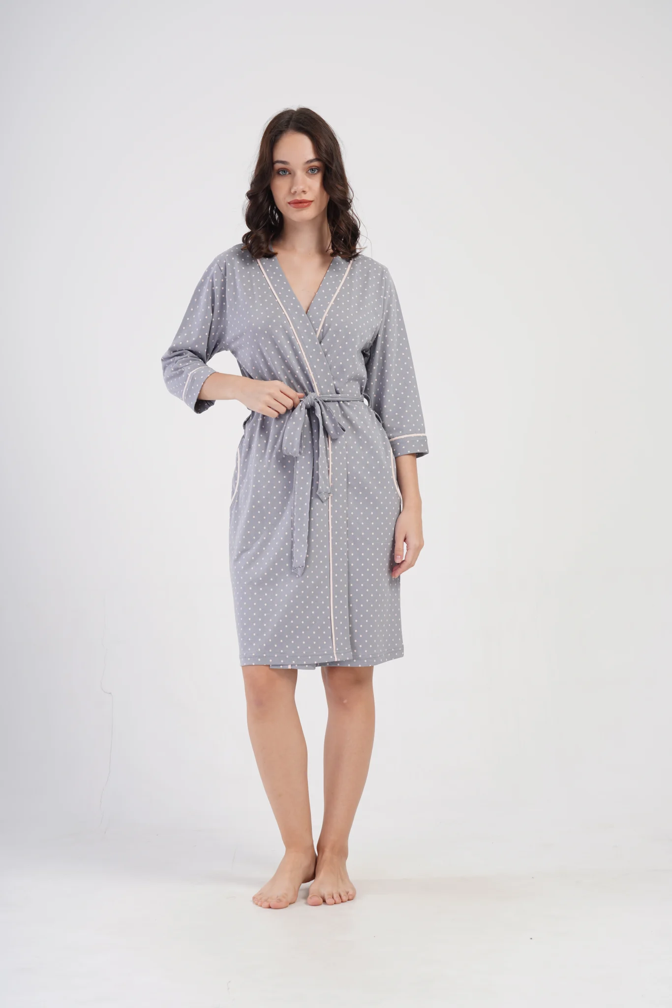 SZLAFROK DAMSKI bawełniany model: 5033141248 (M, L, XL, XXL) - obrazek 5