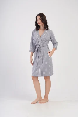 SZLAFROK DAMSKI bawełniany model: 5033141248 (M, L, XL, XXL) - obrazek 4