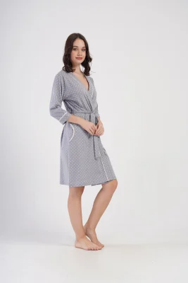 SZLAFROK DAMSKI bawełniany model: 5033141248 (M, L, XL, XXL) - obrazek 3