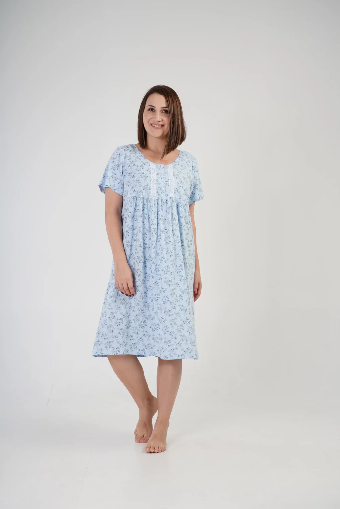 KOSZULA NOCNA DAMSKA model: 1611872247 (5XL, 6XL, 7XL) - obrazek 4
