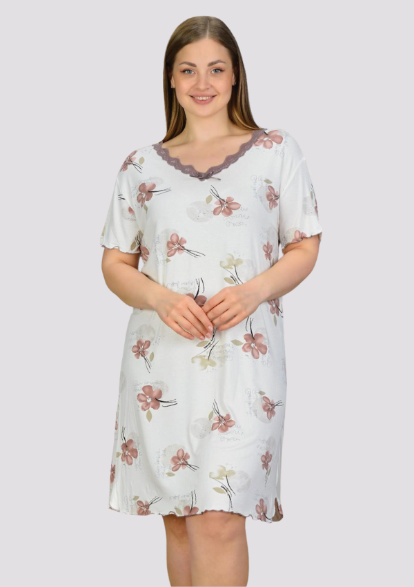 KOSZULA NOCNA DAMSKA model: U23085 (2XL, 3XL, 4XL, 5XL)