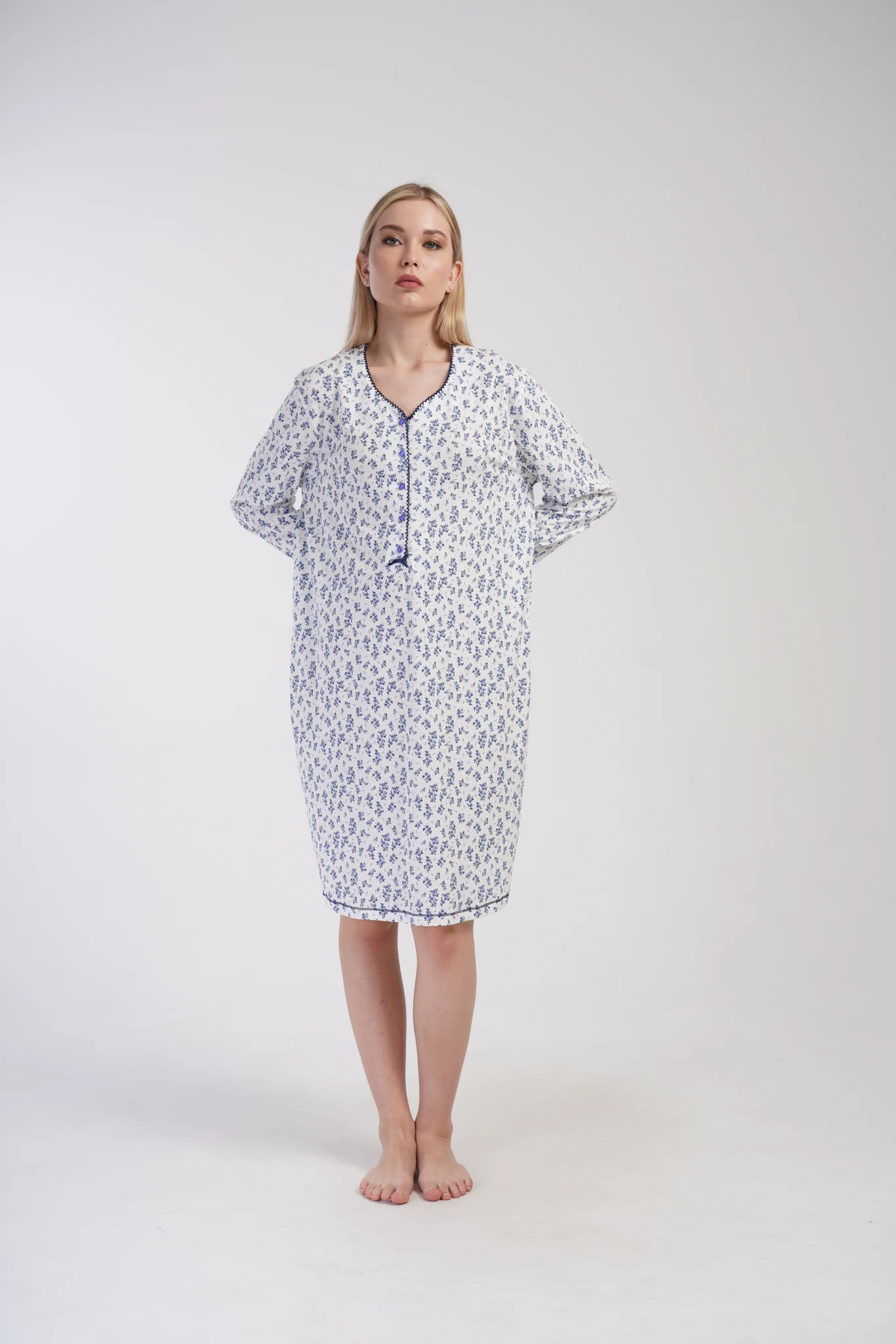 KOSZULA NOCNA DAMSKA model: 4050413813 (1XL, 2XL, 3XL, 4XL) - obrazek 3