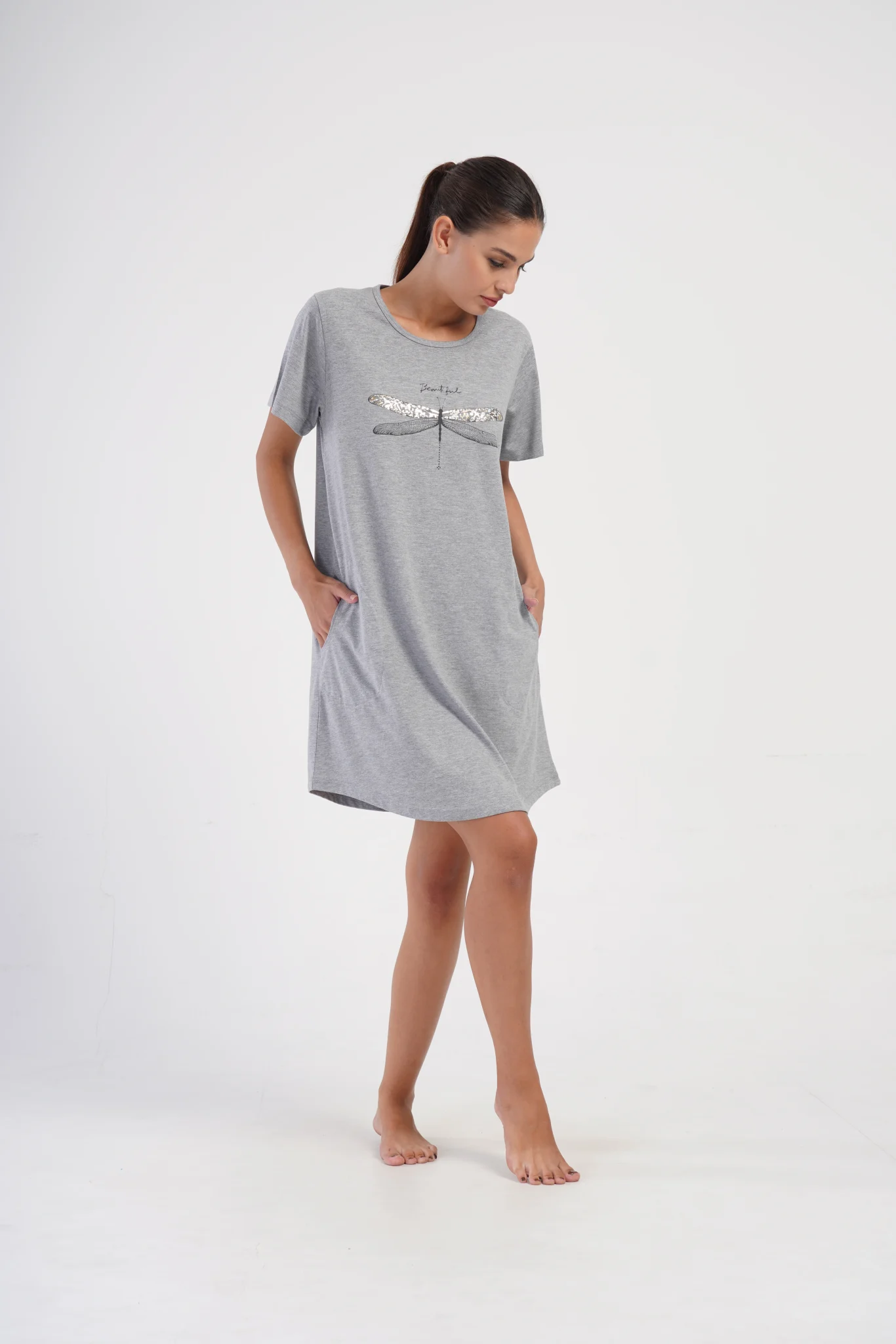 KOSZULA NOCNA DAMSKA model: 4100570000 (1XL, 2XL, 3XL, 4XL) - obrazek 4