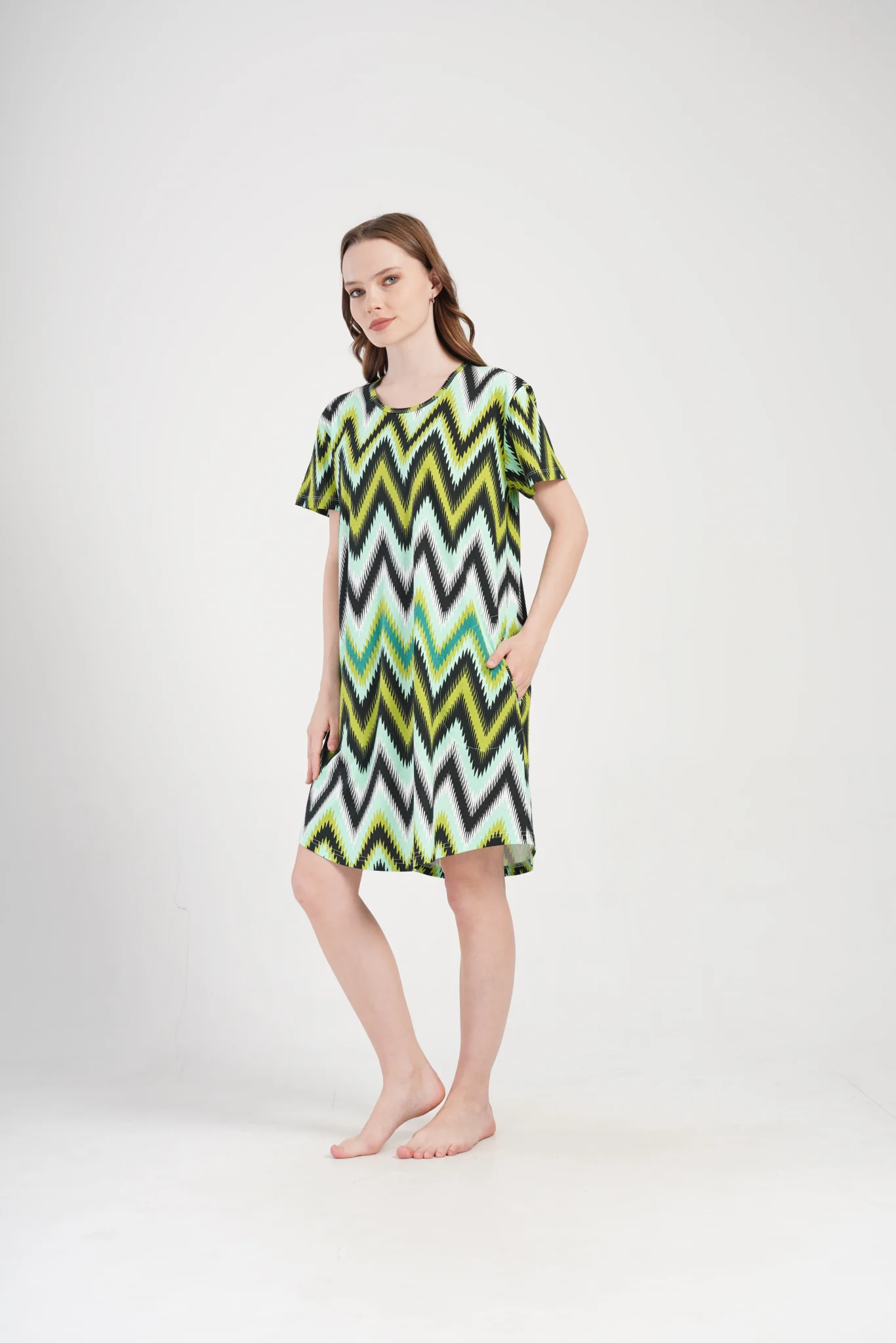 KOSZULA NOCNA DAMSKA model: 4091170922 (1XL, 2XL, 3XL, 4XL) - obrazek 4