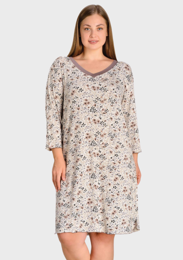 KOSZULA NOCNA DAMSKA model: U23107 (2XL, 3XL, 4XL, 5XL)